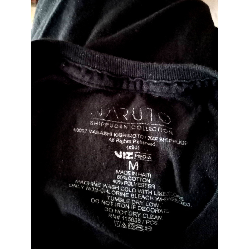 Naruto Shippuden black tee shirt, Med - Picture 4 of 4